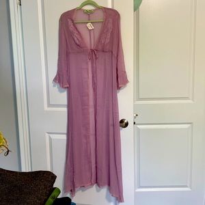 Vintage lilac robe